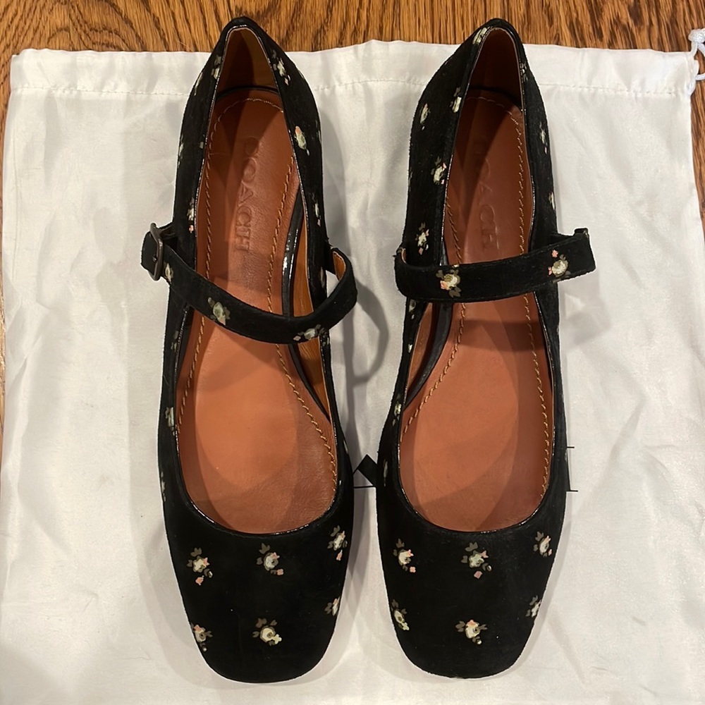 Coach Mary Jane with prairie print.